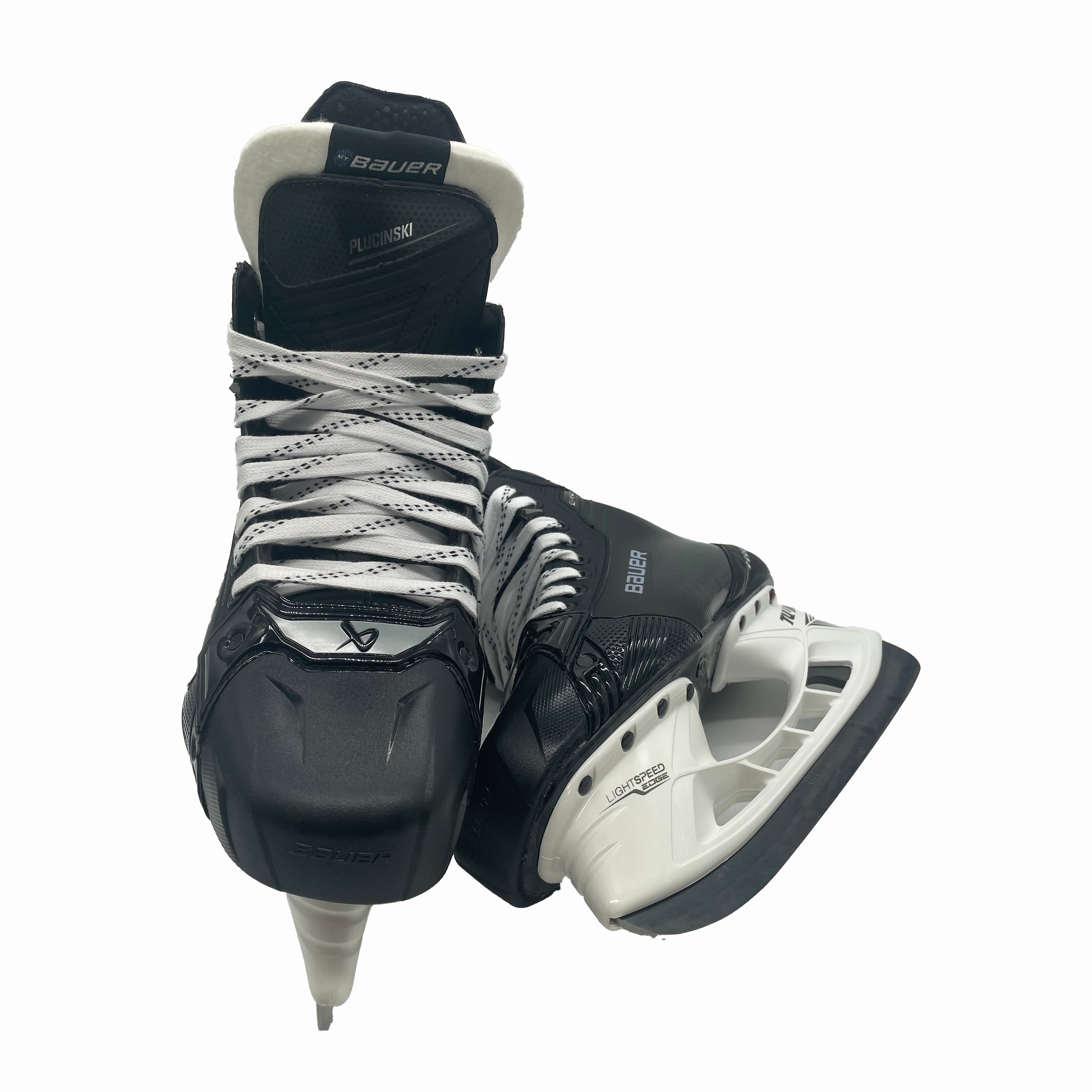 Patins de hockey Bauer Supreme Shadow Pro Stock - Taille 9,5D (verts)